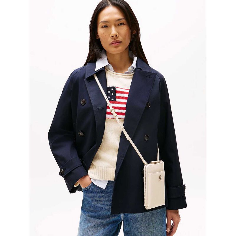 Tommy Hilfiger TH Monogram Crossbody Phone Pouch image number 1